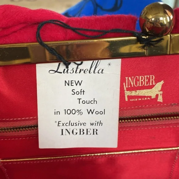 Elegant Red Women's Bag by Ingber - Picture 4 of 7